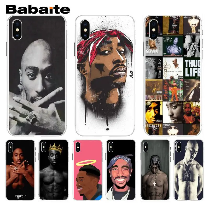 Babaite 2Pac для телефона с изображением Тупака Амару Шакура Makaveli Дизайн Тонкий чехол