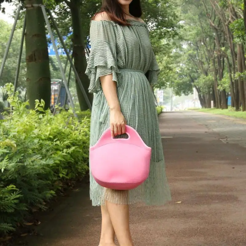 9 style Thermal Insulation Neoprene Lunch Box Waterproof Picnic Food Bag Tableware Lunch Bag Lunch Bags 2 Persons Food Thermal