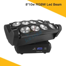 2 шт./лот) паук Форма Светодиодный прожектор подвижный светильник RGBW Луч 8*10 w Quad Led отдельных Управление дискоклуб свет