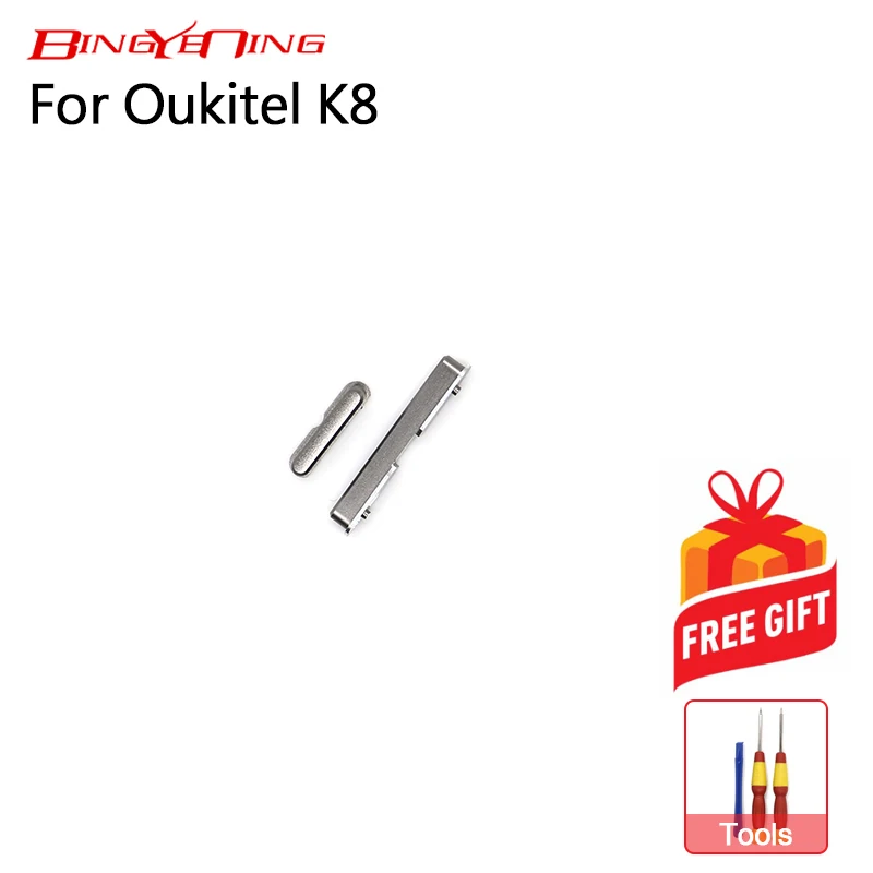 BingYeNing Brand New Quality Volume Power Button Side Key For Oukitel K8 Keys | Мобильные телефоны и аксессуары