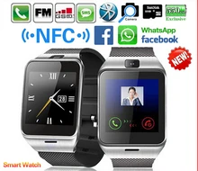 Wasserdichte GV18 Plus Smart uhr telefon NFC Kamera armbanduhr sim-karte Smartwatch für Samsung Android Telefon PK DZ09 GT08 U8