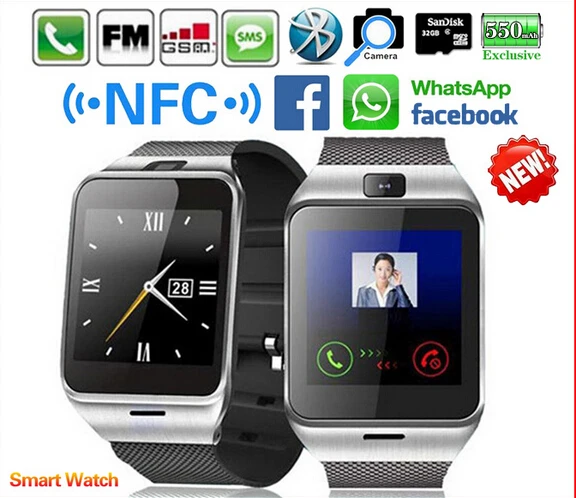 Waterproof GV18 Plus font b Smart b font font b watch b font phone NFC Camera Waterproof GV18 Plus font b Smart b font font b watch b font phone NFC Camera