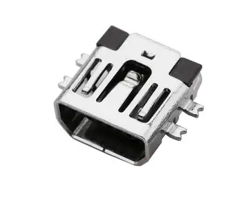 

10pcs/lot Mini USB 5pin SMT SMD Submerged Plate Female Socket Connector for Tail Charging Mobile Phone Data Interface