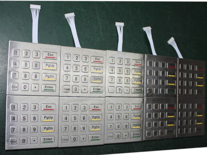 Stainless steel keyboard