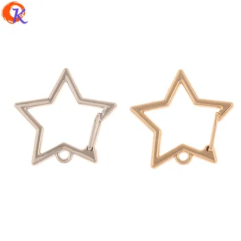 

Cordial Design 100pcs 25*27mm Jewelry Accessories/DIY Making/Hand Made/Star Shape/Jewelry Findings Component/Key Chain Clasps