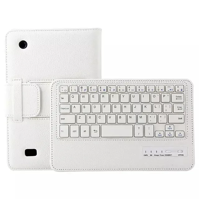 Bluetooth Keyboard Tablet Leather Case Cover For Kindle Fire HD 7 2015
