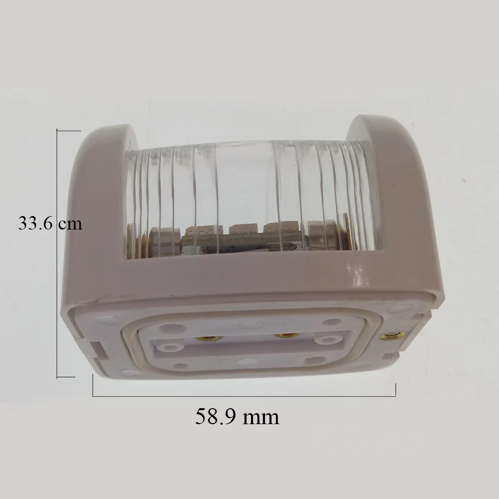 12V Водонепроницаемый бант навигационные якорь светильник супер чистый белый морской яхты светодиодный Предупреждение светильник с 6 светодиодный s