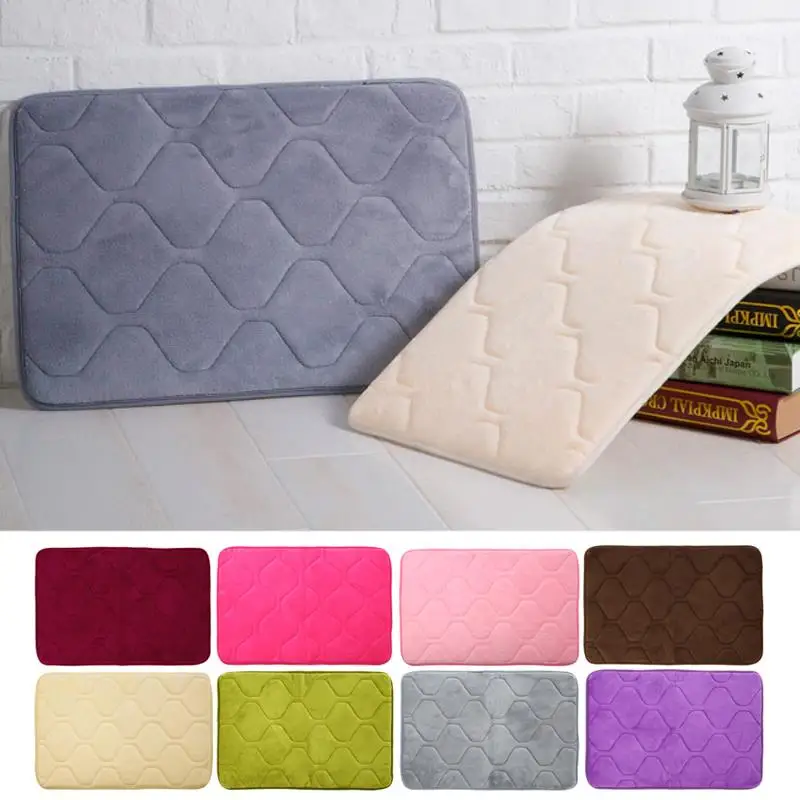 40*60 Memory Foam area Rug the bathroom rugs slip resistant mats coral