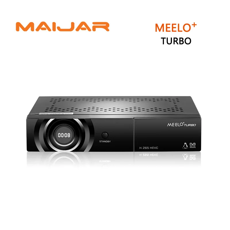 

MEELO TURBO DVB-S2/C/T2 Linux Digital Satellite Receiver 7 Segment - 4 Digits Display AVS+ Cccam NewCam IPTV PVR H.265 CAS