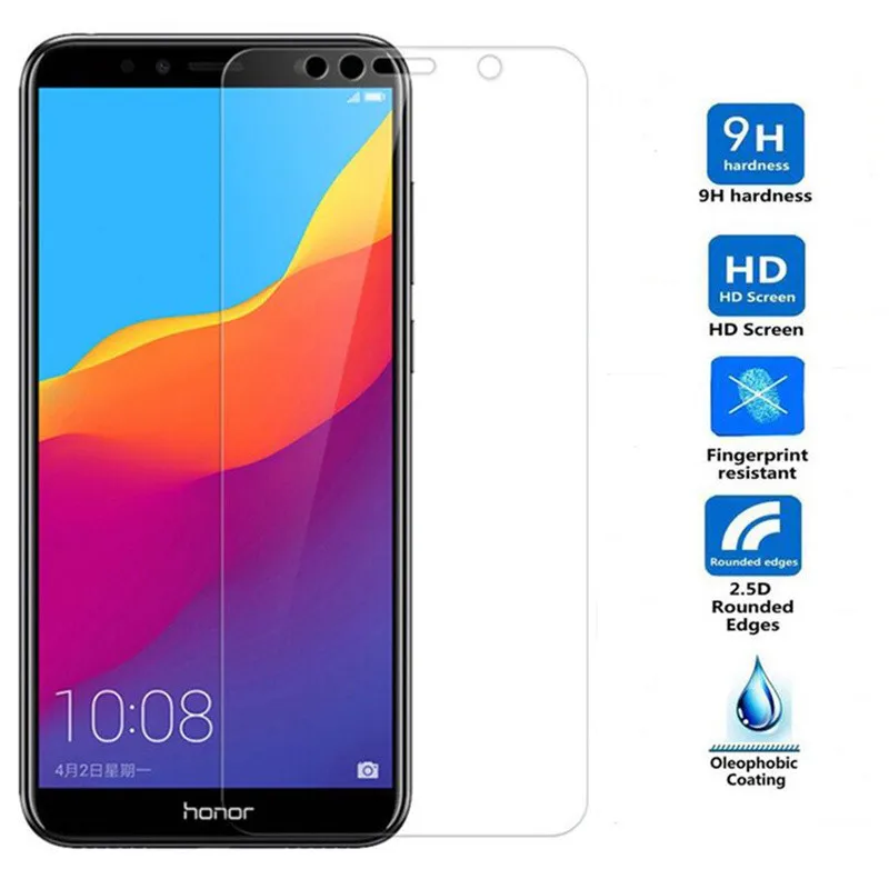 

2pcs For Honor 7A 9H Tempered Glass For Huawei Honor 7A Pro 7C Screen Protector On AUM-L29 DUA-L22 Cover Glass Protective Film