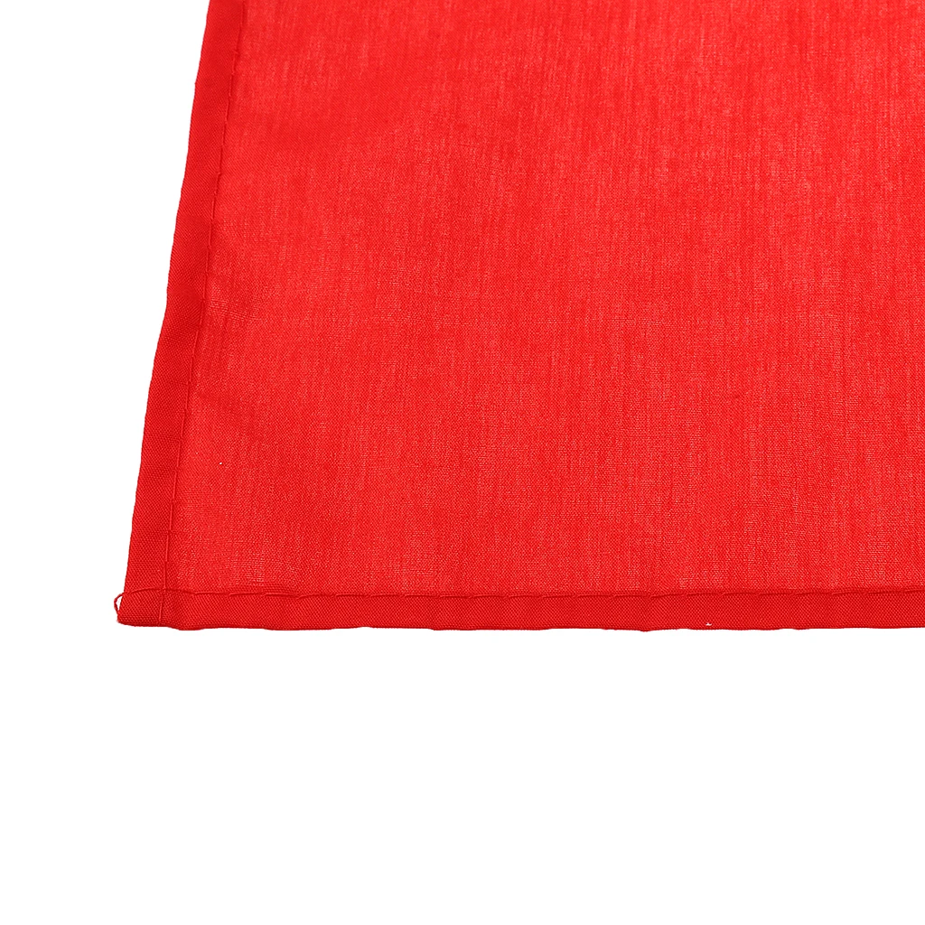 Lightweight Stainless Steel + Nylon Referee Football Soccer Hocky Lineman Flag Hand Flag Competition Flag Red