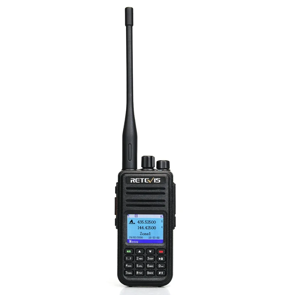 Двухдиапазонная цифровая рация DMR радиостанция 10 шт. Retevis RT3S GPS DCDM TDMA любительский