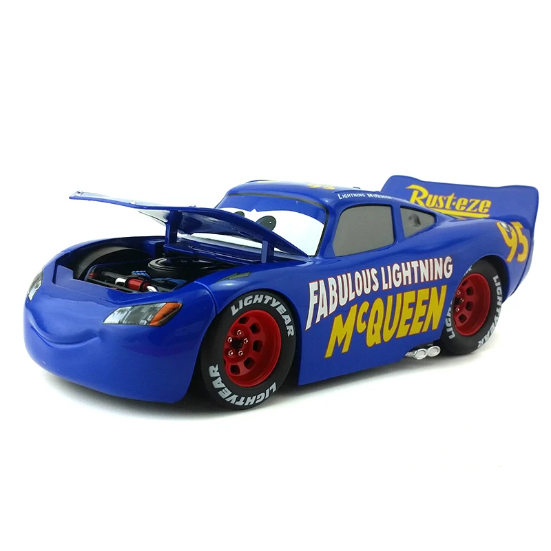 Disney "Тачки 3 больших № 95 сказочные Lightning Mcqueen металл литья под давлением игрушечный автомобиль 1:24 свободные Фирменная Новинка и