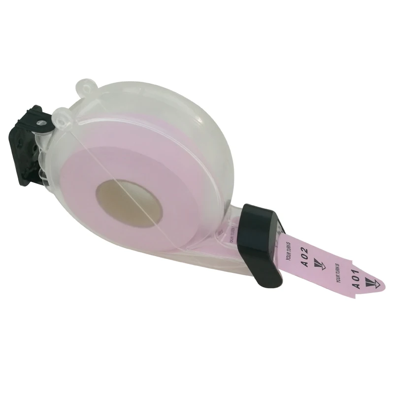 transparent+pink roll