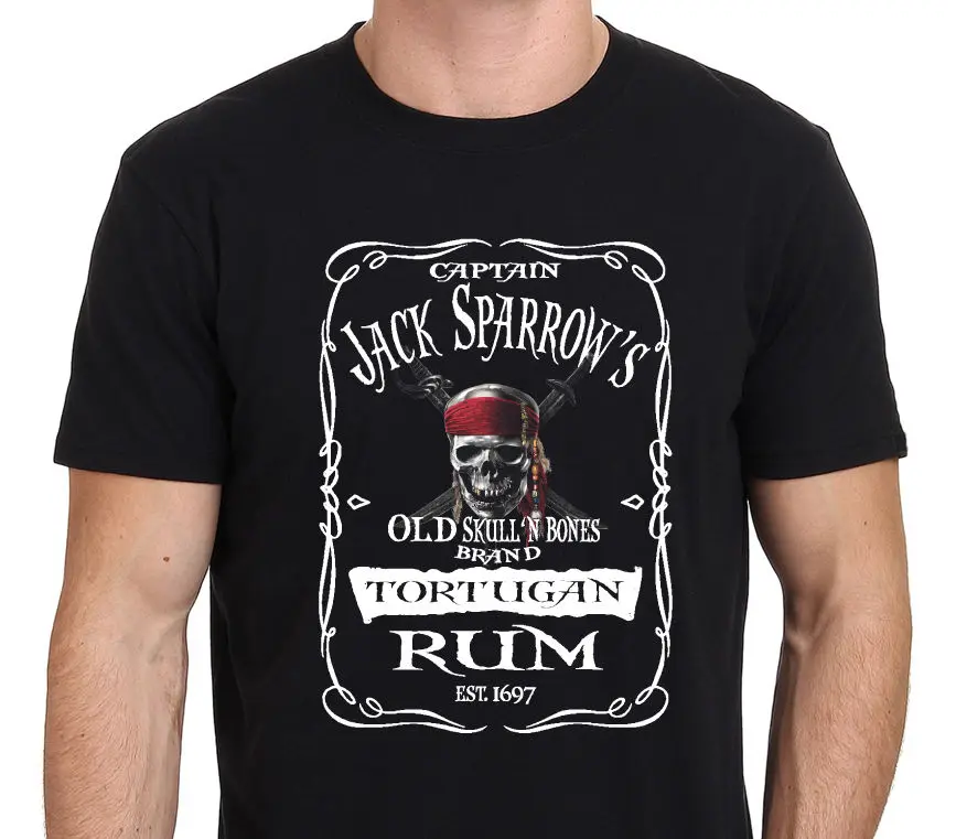 

Pirates Of The Caribbean Rum Jack Sparrow Men'S T Shirt S Xxl