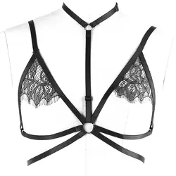 Пикантные Transluce Lace Bralette клетке для Для женщин топы грудь видеть сквозь бюстгальтер выдалбливают восточном белье гот вечерние клуб одежда