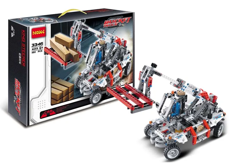 

480pcs decool technic 3346 lepin technic derrick Building Block Set Toys lepin Compatible original blocks technic 3346