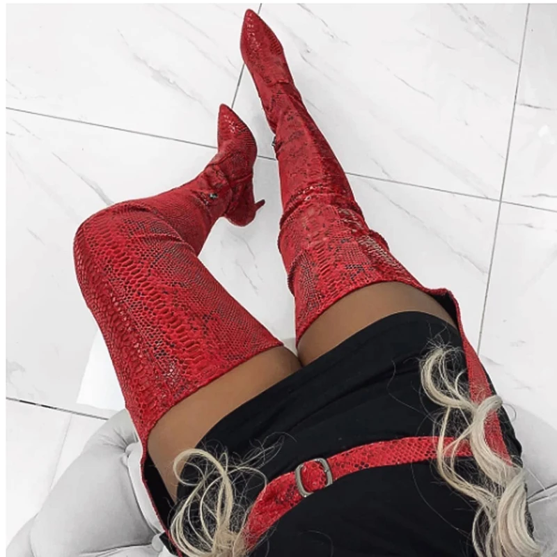 2019 New Fetish Shoes Women Extreme Long Waist Botas Sexy Thin High Heels Spring/autumn Rihanna Crotch Thigh High Boots