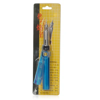

New Blue Cordless Refillable Butane Gas Soldering Iron Pen shape Tool Kit