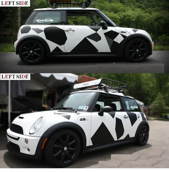

LEFT SIDE Full Body Car Stickers HD Inkjet Engraving Decoration Stickers DIY Waterproof Protective Film No Color Fading Durable