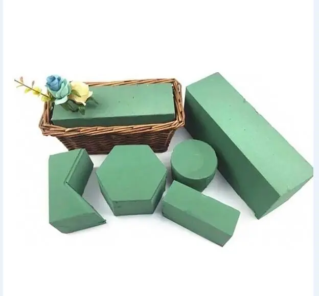 

1pc inserting dry flower holder/Flower mud Design Handle Bridal Floral Foam Wedding Flower Holder DIY Decoration Rectangle shape