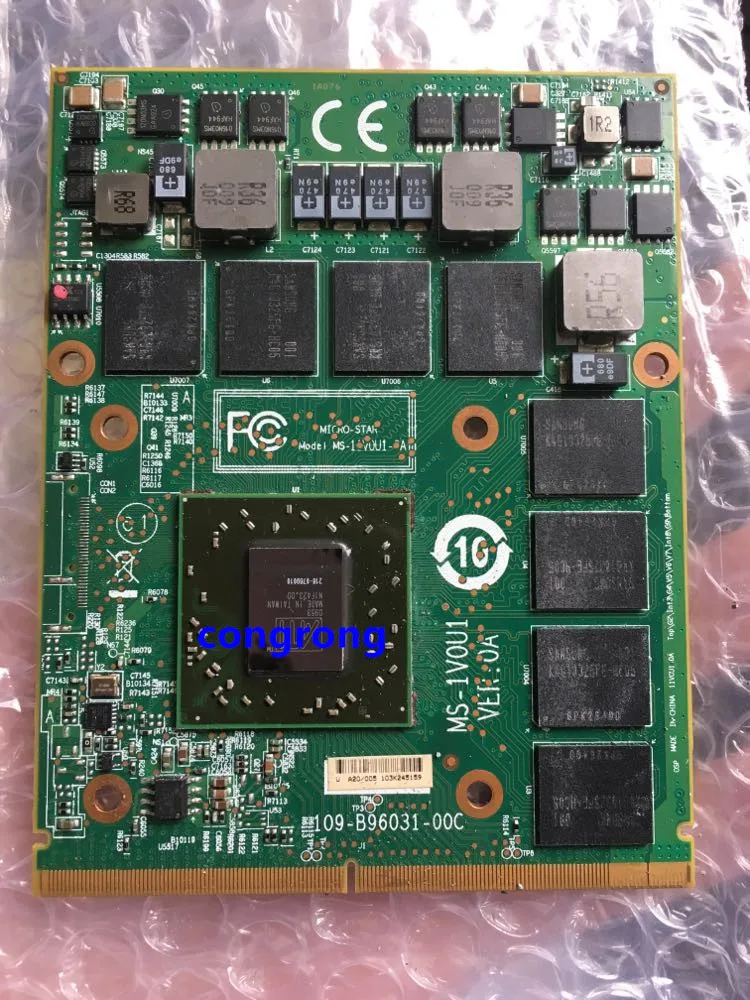  for MSI MS 16F1 16F2 16F3 1656 1727 Notebook PC Graphics Video Card for ATI Mobility Radeon HD 5870