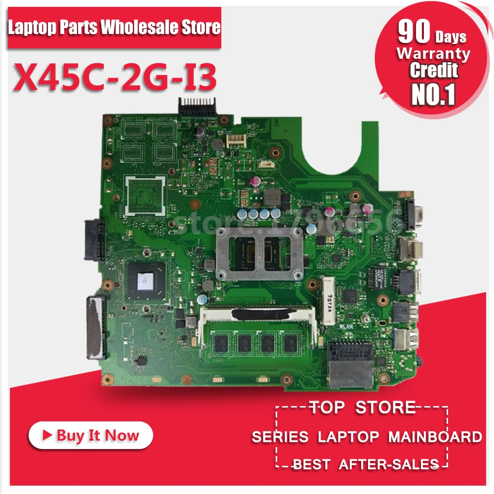 Laptop Motherboard For ASUS X45C 2G I3 System Board Main Board Mainboard Card Logic Board Tested Well цена Laptop Motherboard For ASUS X45C 2G I3 System Board Main Board Mainboard Card Logic Board Tested Well цены онлайн