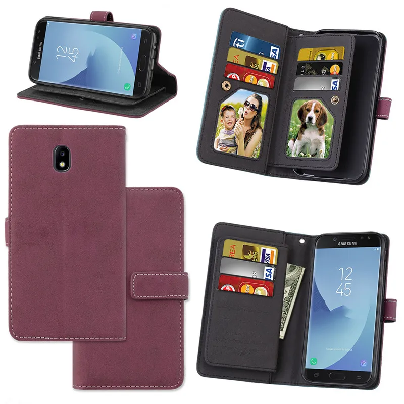 For Samsung Galaxy J7 2017 Case J730 Flip Leather J7 2017 Case Cover Funda Window Calling For Galaxy j7 2017 Cover Luxury1