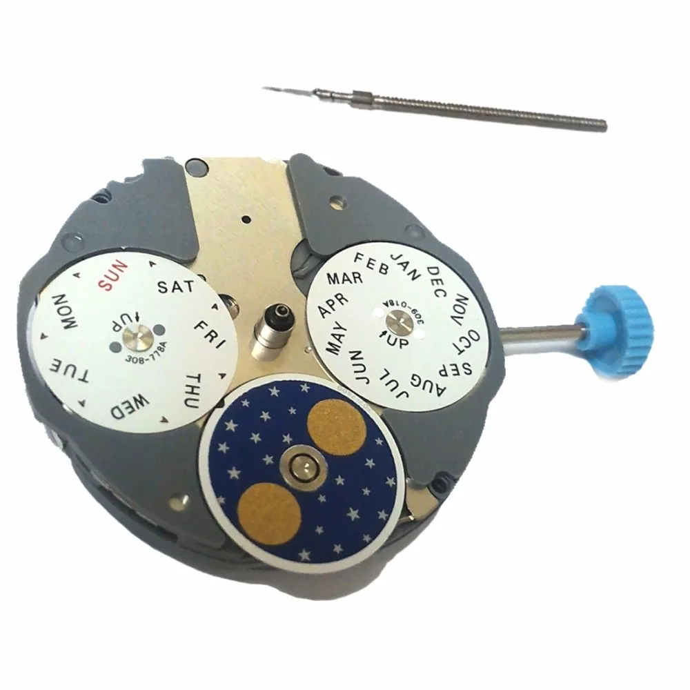 Кварцевые часы MIYOTA 6P80 OOA Moon Phase с механизмом|movement|movement watchmovement quartz |