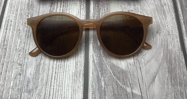TOYEARN новые роскошные брендовые дизайнерские сексуальные женские круглые солнцезащитные очки Женские Мужские Винтажные яркие цвета модные солнцезащитные очки для женщин - Цвет линз: Brown Color