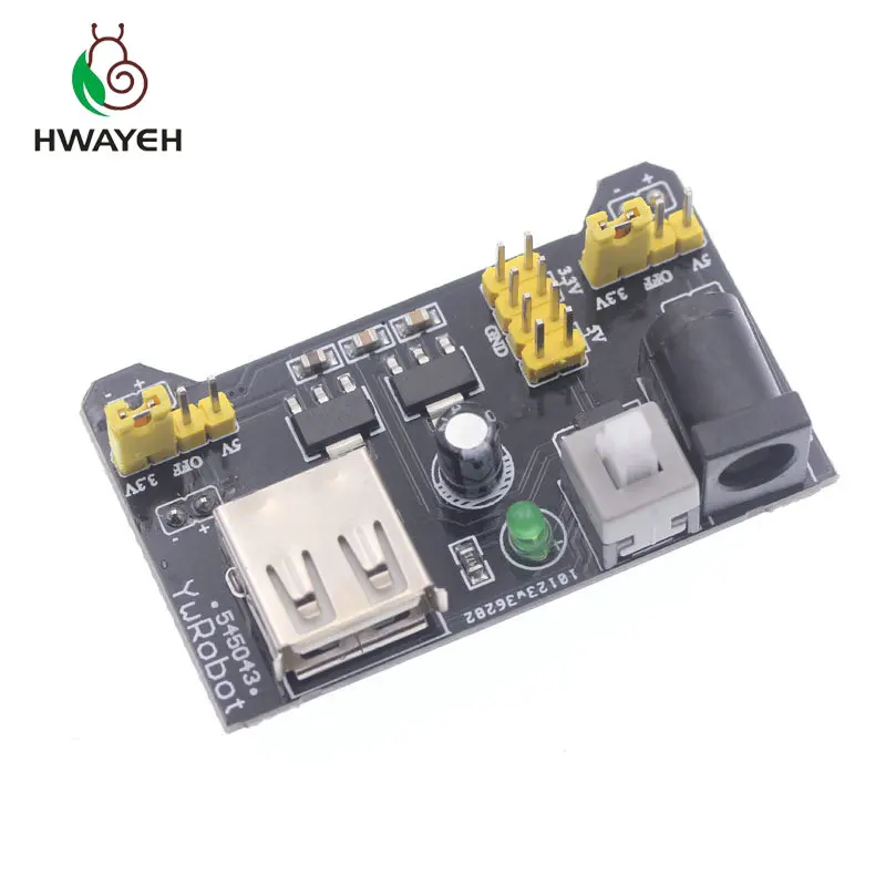 

5PCS MB-102 Breadboard Power Supply Module MB102 3.3V 5V Solderless Bread Board for arduino DIY Voltage Regulator