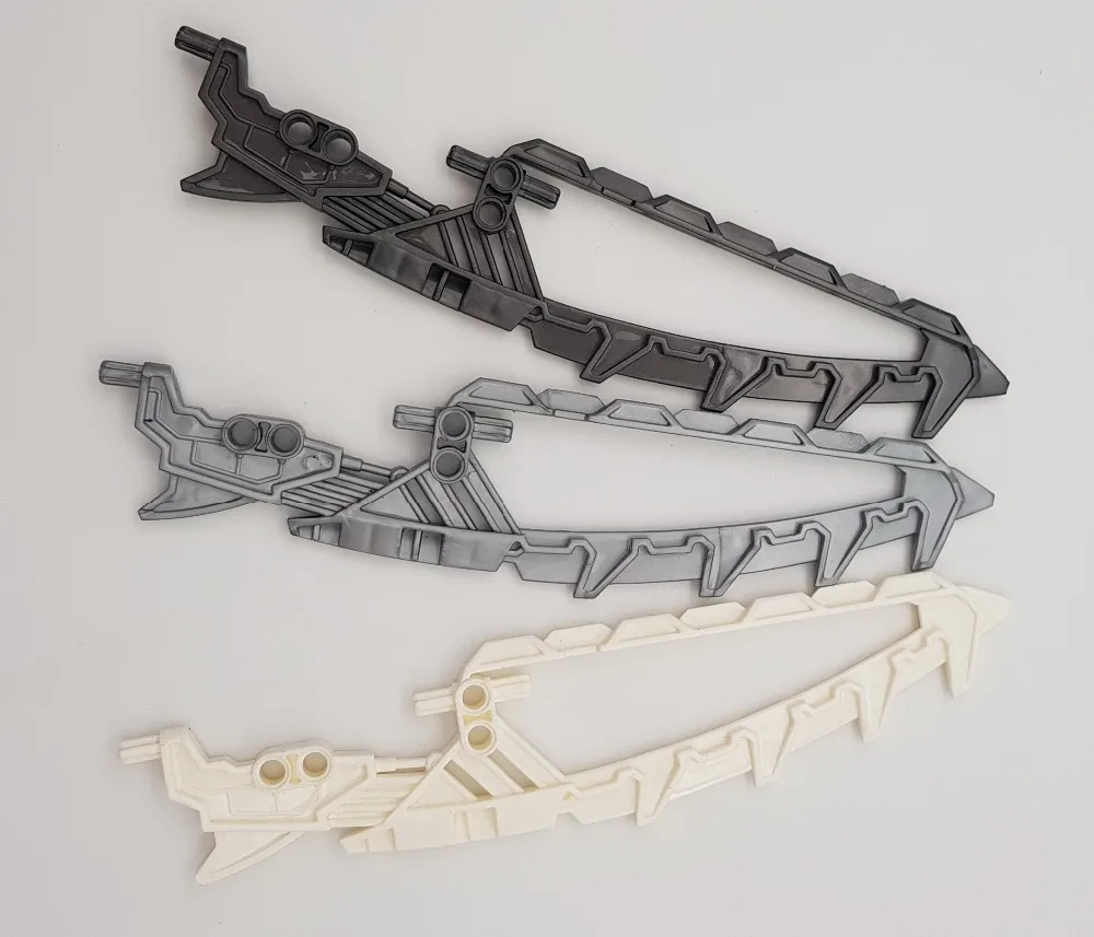 100 шт/партия Kennie DIY MOC Строительные блоки совместимы с ограничением Звездных Войн часть № 19992 оружие 1
