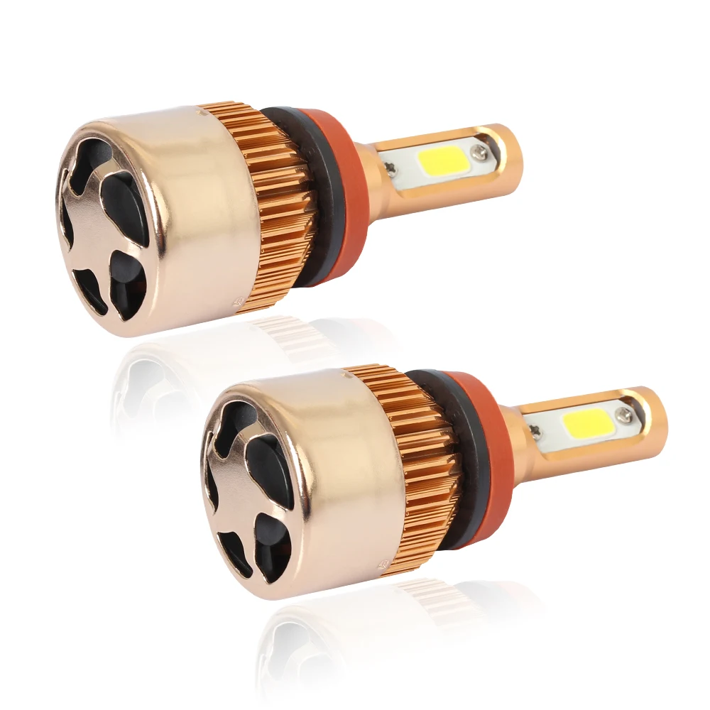 Buy Car LED Headlight Bulb Gold Automobile Headlights