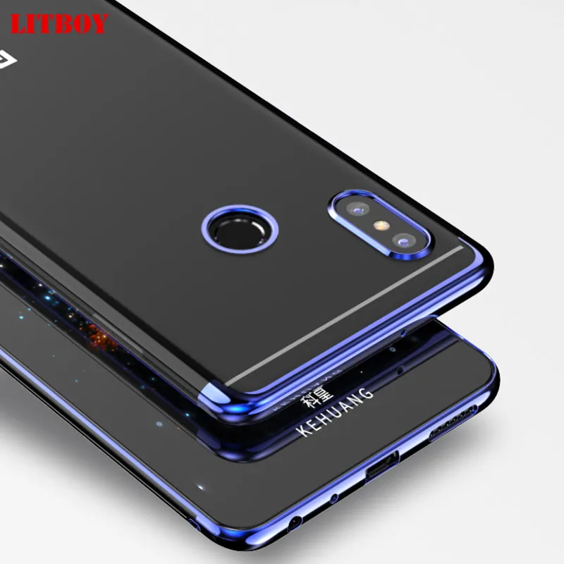 

LITBOY Plating Silicone TPU Phone Case For Xiaomi Redmi Note 5 5A 4X Luxury Soft Shell For Xiaomi A1 mi 6 Redmi 5 Plus Cases