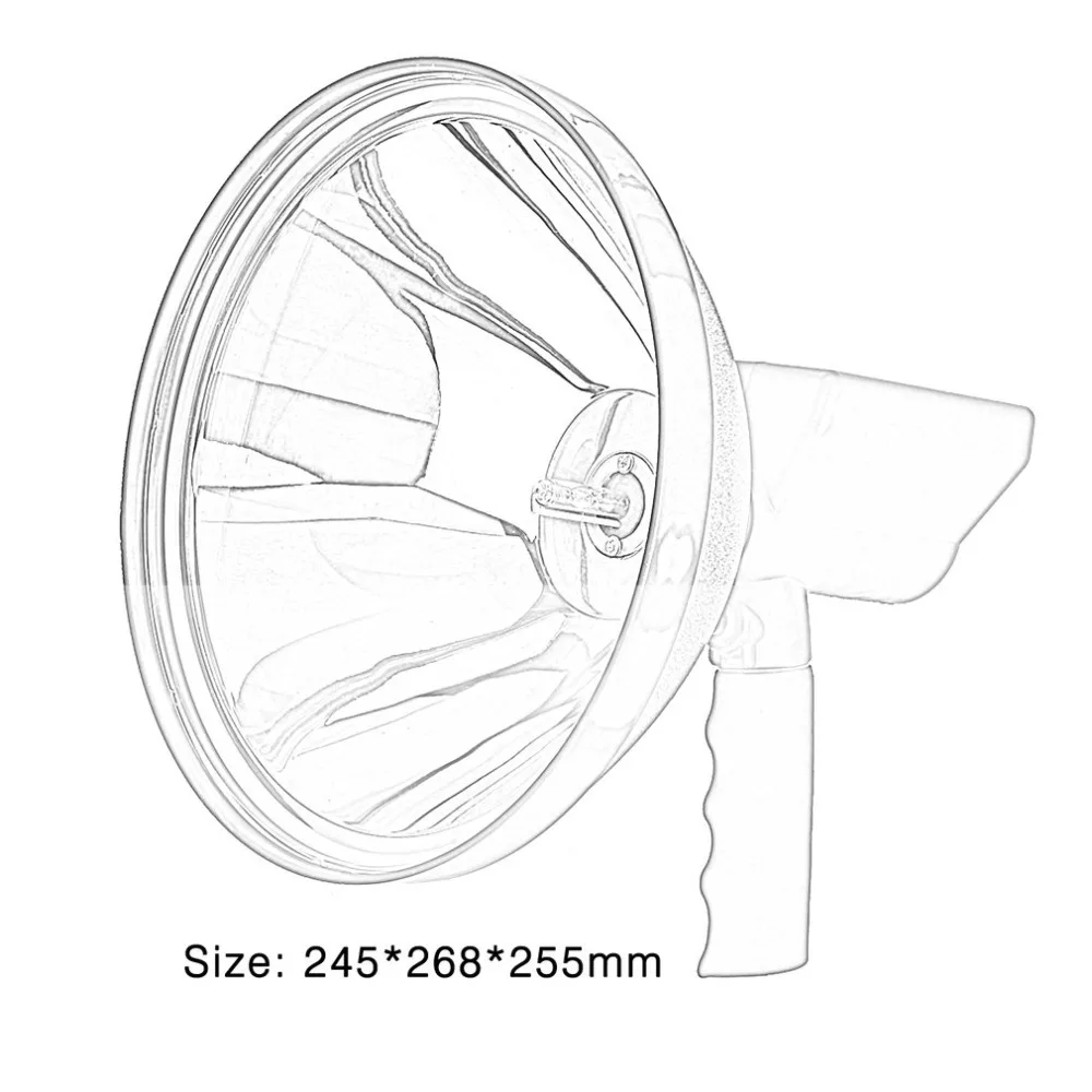 Polegada ao ar Lâmpada para Barraca de Acampamento Tenda de Acampamento Livre Portátil Handheld Tenda Luz 1000 w 245mm Holofotes 9 16 1000 w 245mm tenda de acampamento holofotes