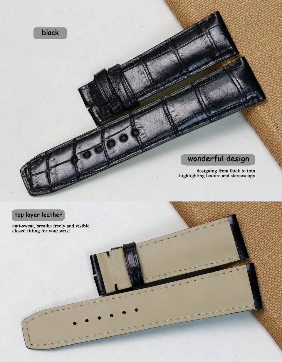 genuine leather watchband