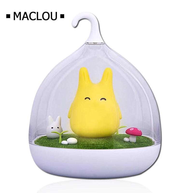 

LED Abajur Totoro Nightlight Portable Touch Sensor USB Rechargeable LED Baby Night Light Lamparas Novelty Lamp For Children Gift