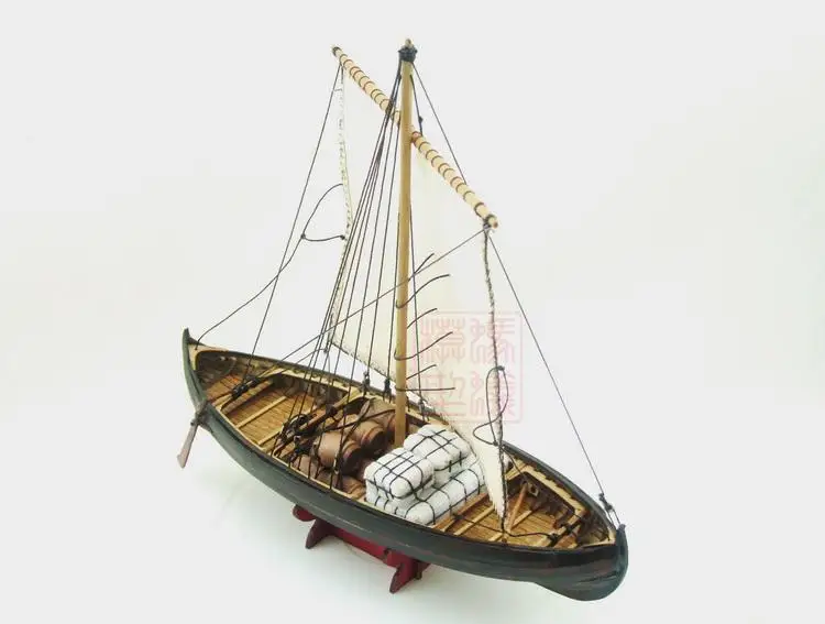 Новые Весы 1/72 Викинг кнарр модель корабль лазерная резка древесины парусник детские образовательные игрушки