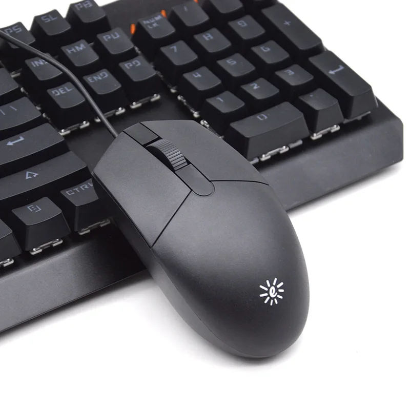 Sunrose Mouse office home desktop notebook universal mouse USB interface mouse game wired mouse