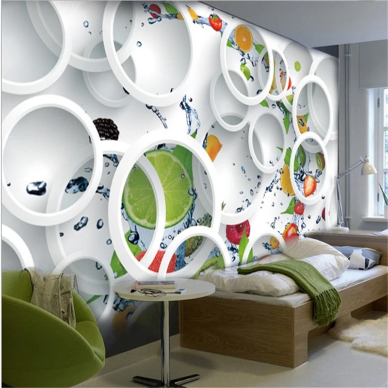 

beibehang Large supermarket fruity shop fresco Wallpaper 3D Stereo Restaurant Fresh Fruit Bedroom Living Room TV Backdrop