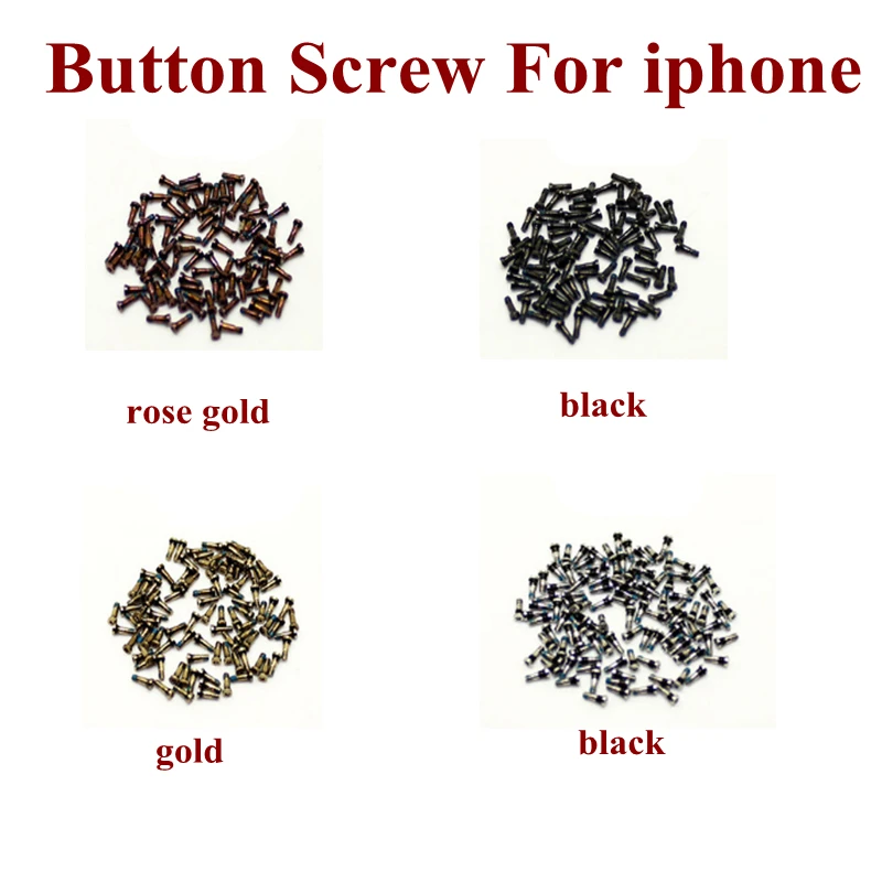 

100pcs Bottom Screw for iPhone 5 5S 6 6S 6S Plus 7 7 Plus Dock Connector Back Cover 5 Point Star Screws Sets