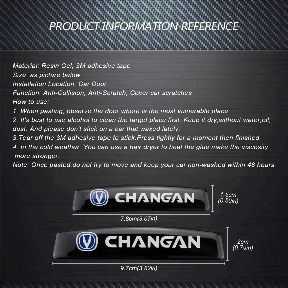 Наклейки против царапин для Changan CS35 CS75 Honor Raeton Ling Yue CX20 CV1 CS1 V3 Eado Benni автомобильный