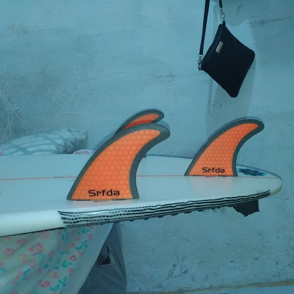 FCS-G5 Surf Fins Surfboard Keels High Quality Honeycomb Fiberglass Tail Surfboard Thrusters Rudder Quilhas Quillas Keels S