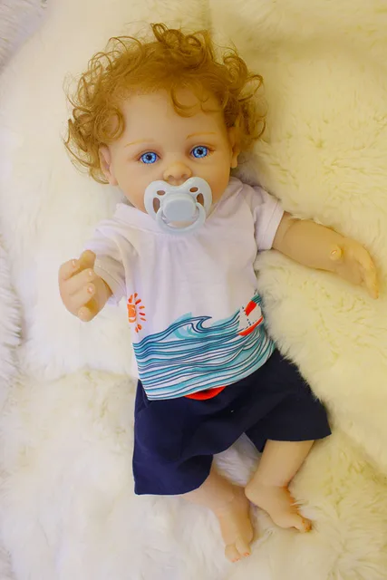 45cm Flexible Original Bebe Reborn Doll Soft Full Silcione Body Reborn Baby Boy Dolls Curly Hair Rooted Can Bathe Toys Gift Dolls Aliexpress 45cm Flexible Original Bebe Reborn Doll Soft Full Silcione Body Reborn Baby Boy Dolls Curly Hair Rooted Can Bathe Toys Gift Dolls Aliexpress