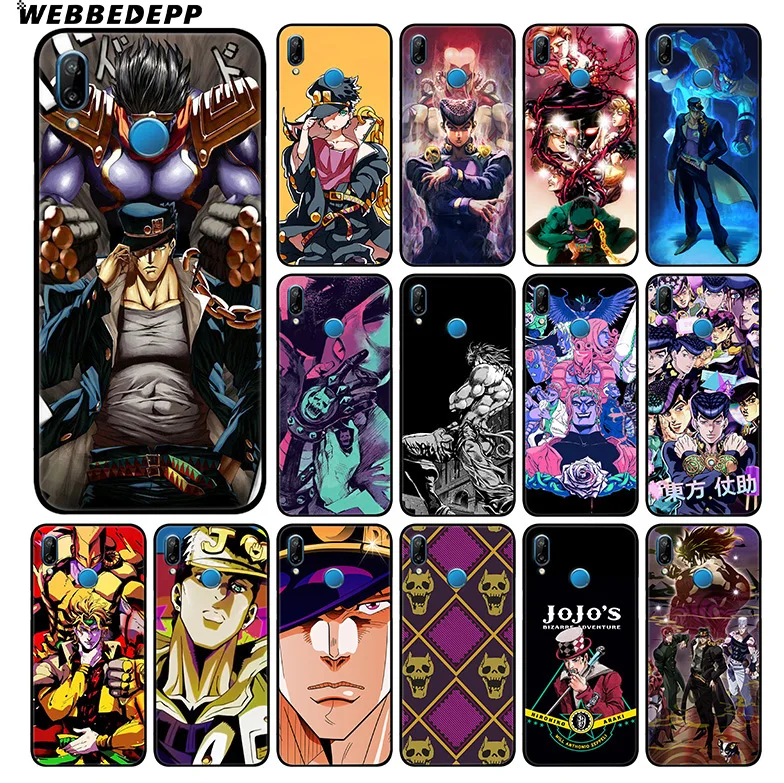 WEBBEDEPP JoJo's Bizarre Adventure Soft Case For Huawei P30 P20 Pro P10 P9 Lite 2017 P Smart 2019 &amp Nova 3 3i Y9 |