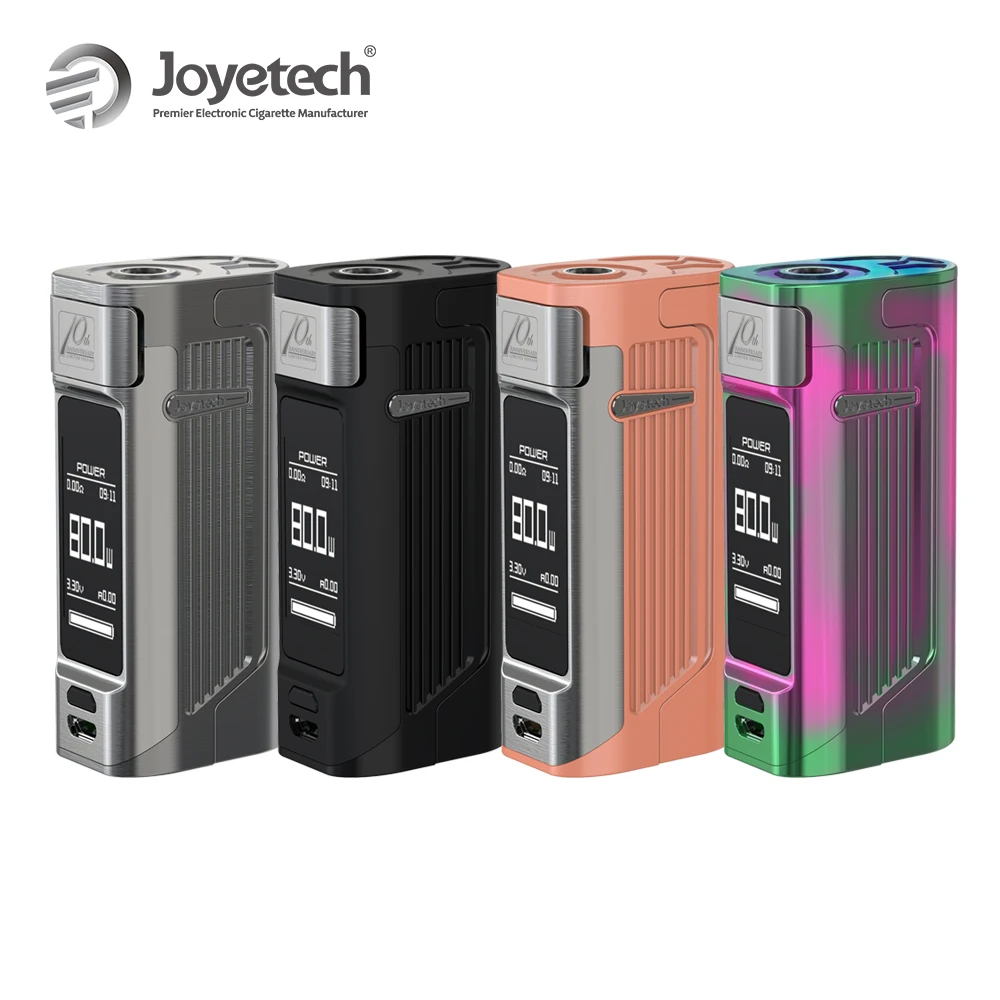 

Original Joyetech ESPION Solo Mod Box 80W Output with 1.3-inch Touch Screen powered by 21700/18650 battery 2A quick charge e-cig