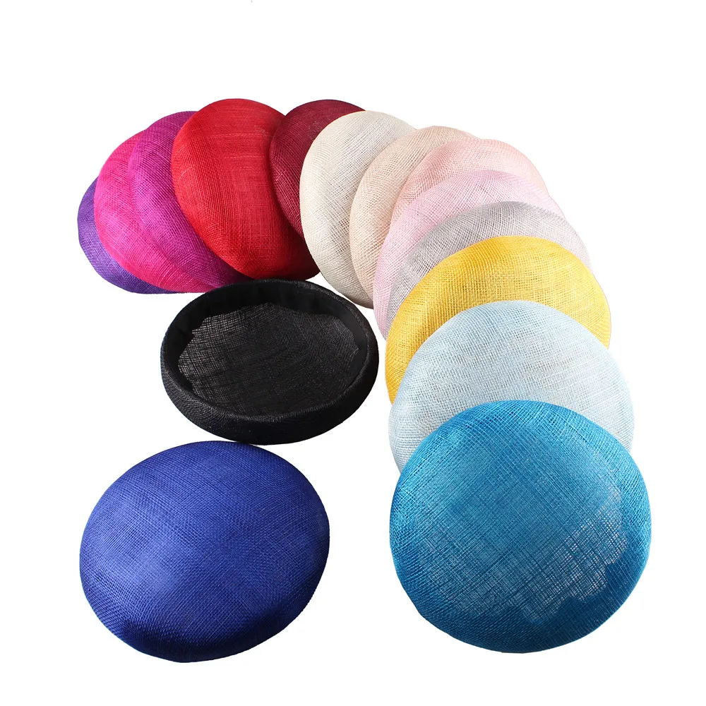 Purple15cm высокое качество sinamay База пиллбокс с grossgrain sweatband для чародейки шляпа своими руками Кентукки Дерби шляпа MYQH1PU