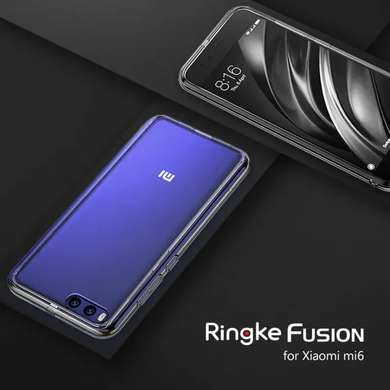 imágenes para Original Ringke Fusión Caja Del Teléfono para Xiaomi Caso del Mi6 Claro PC Caja Del Teléfono Móvil duro de La Cubierta y el Marco de TPU Suave para el Mi6 imágenes para Original Ringke Fusión Caja Del Teléfono para Xiaomi Caso del Mi6 Claro PC Caja Del Teléfono Móvil duro de La Cubierta y el Marco de TPU Suave para el Mi6