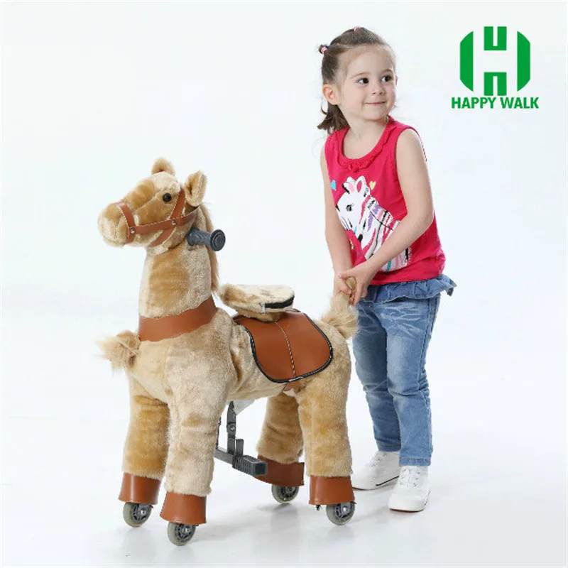 Ride on Horse Toy with Wheels for Kids Plush S Size Animal Rides Scooter Christmas Gifts for Kid Children New Year Birthday Gift Ride on Horse Toy with Wheels for Kids Plush S Size Animal Rides Scooter Christmas Gifts for Kid Children New Year Birthday Gift