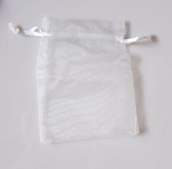 

100pcs/lot 11x16cm White Christamas Organza Voile Gift Packaging Bags&Pouches